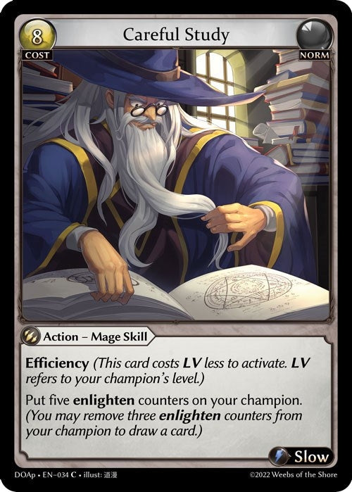 Image for Careful Study (Dawn of Ashes Prelude) (034) - Grand Archive TCG