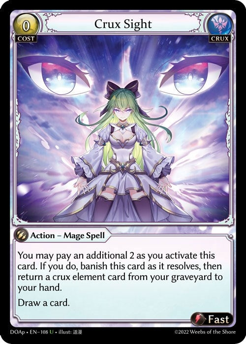 Image for Crux Sight (Dawn of Ashes Prelude) (108) - Grand Archive TCG