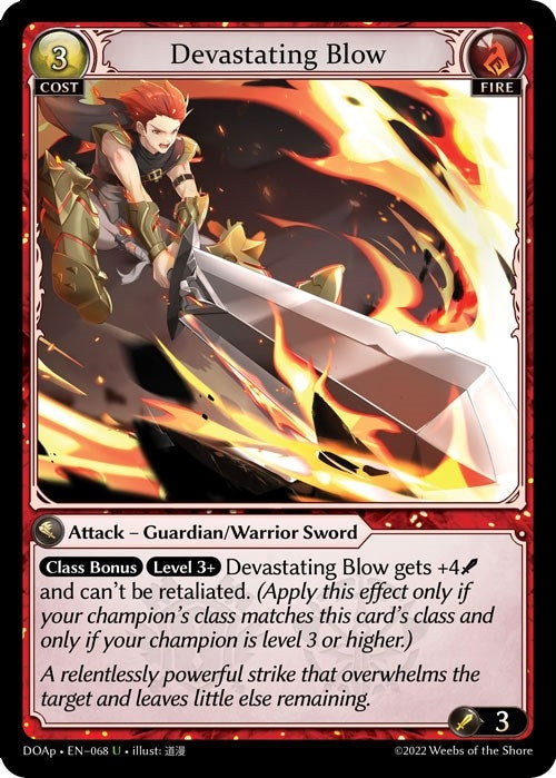 Image for Devastating Blow (Dawn of Ashes Prelude) (068) - Grand Archive TCG
