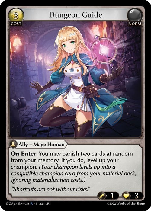 Image for Dungeon Guide (Dawn of Ashes Prelude) (038) - Grand Archive TCG