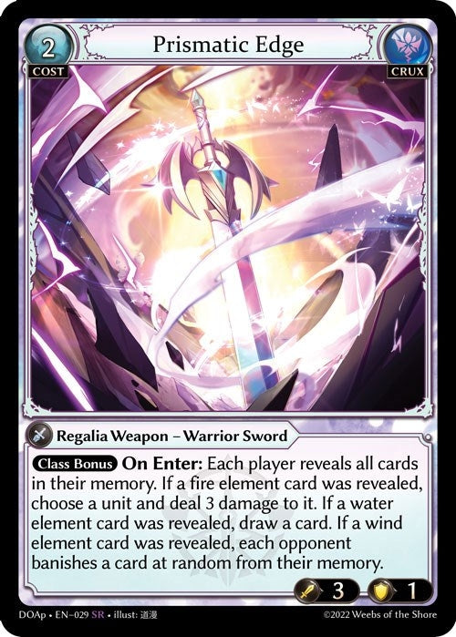 Image for Prismatic Edge (Dawn of Ashes Prelude) (029) - Grand Archive TCG