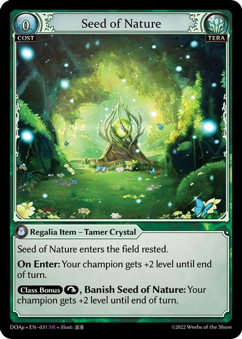Image for Seed of Nature (Dawn of Ashes Prelude) (031) - Grand Archive TCG