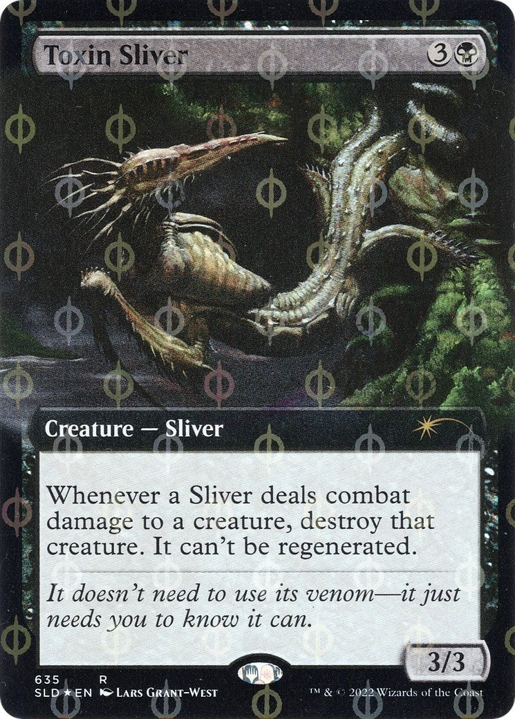 Image for Toxin Sliver (Extended Art) (Step-and-Compleat Foil) (Secret Lair Drop Series) (635) - Magic: The Gathering
