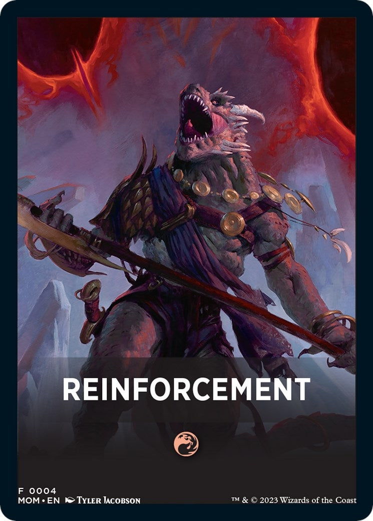 Image for Reinforcement Theme Card (March of the Machine) (4) - Magic: The Gathering
