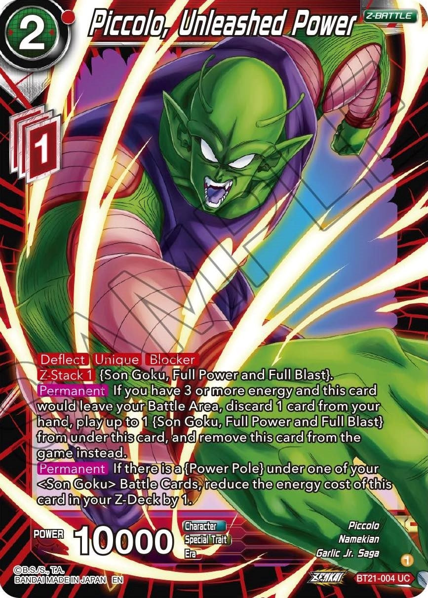 Image for Piccolo, Unleashed Power (Wild Resurgence) (BT21-004) - Dragon Ball Super: Masters