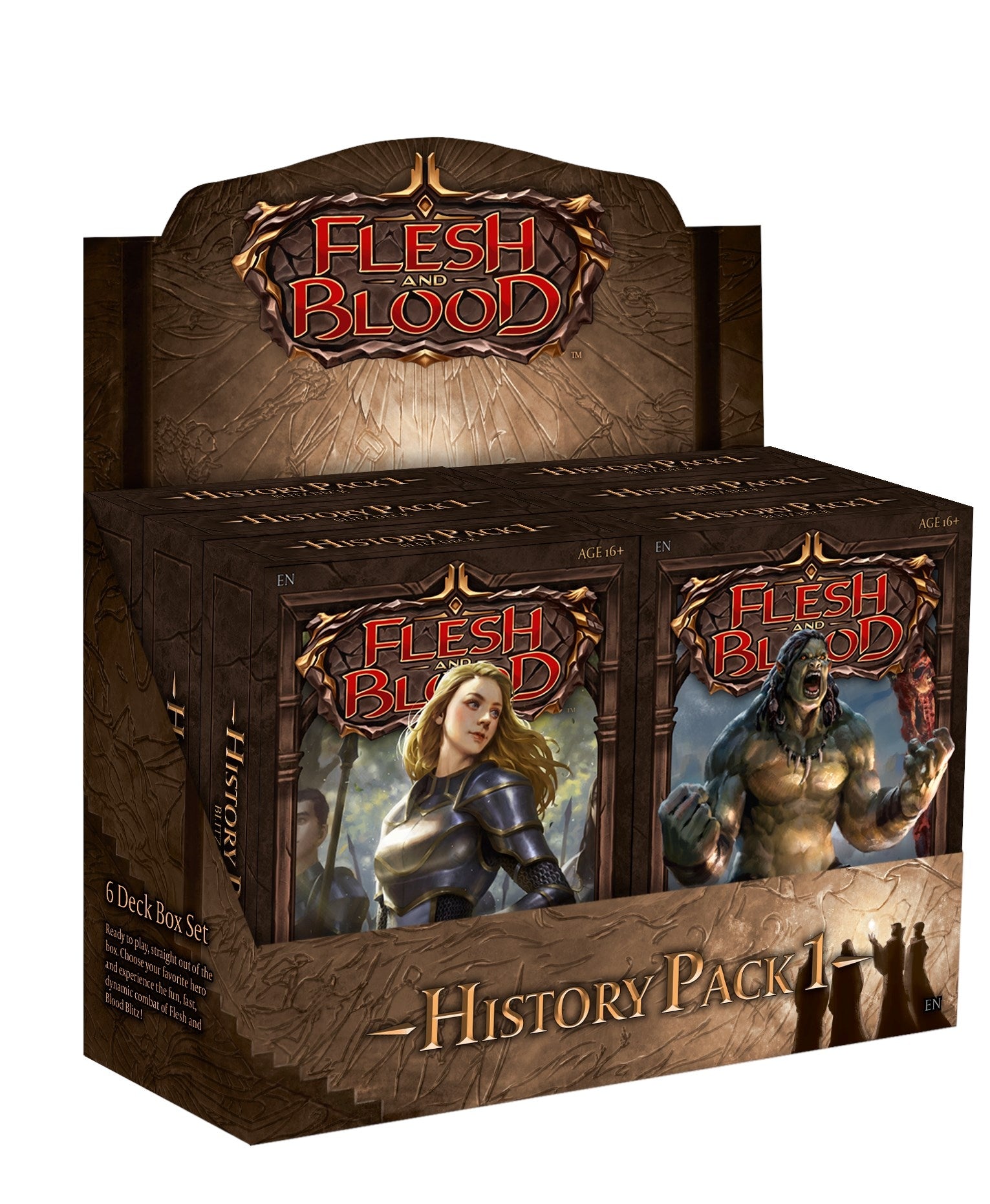 Image for History Pack 1 Blitz Deck Display - Flesh and Blood TCG