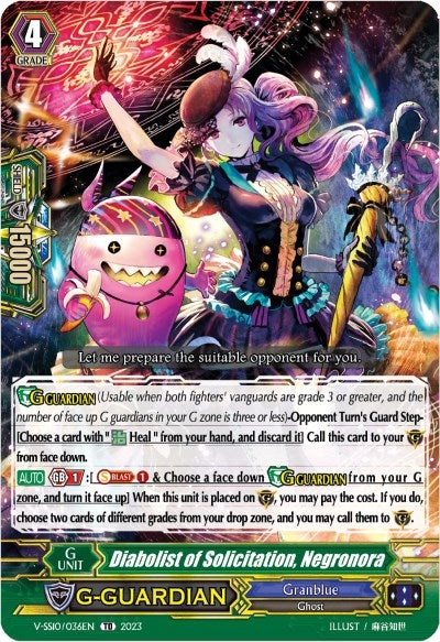 Image for Diabolist of Solicitation, Negronora (V-SS10 Premium Battle Deckset 2023) (V-SS10/036EN) - Cardfight Vanguard