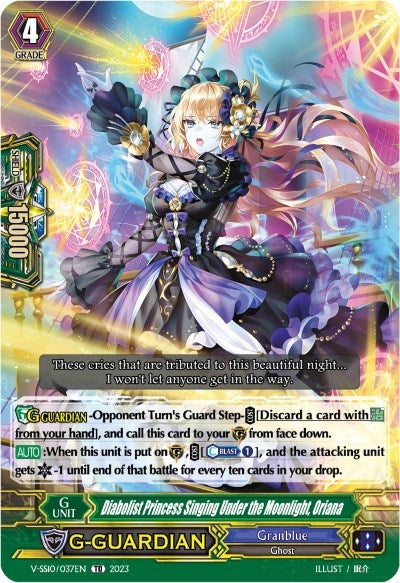 Image for Diabolist Princess Singing Under the Moonlight, Oriana (V-SS10 Premium Battle Deckset 2023) (V-SS10/037EN) - Cardfight Vanguard