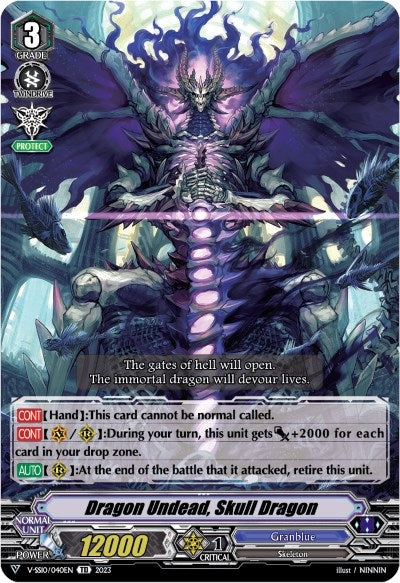 Image for Dragon Undead, Skull Dragon (V-SS10 Premium Battle Deckset 2023) (V-SS10/040EN) - Cardfight Vanguard