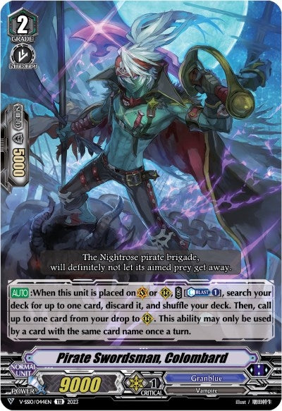 Image for Pirate Swordsman, Colombard (V-SS10 Premium Battle Deckset 2023) (V-SS10/044EN) - Cardfight Vanguard