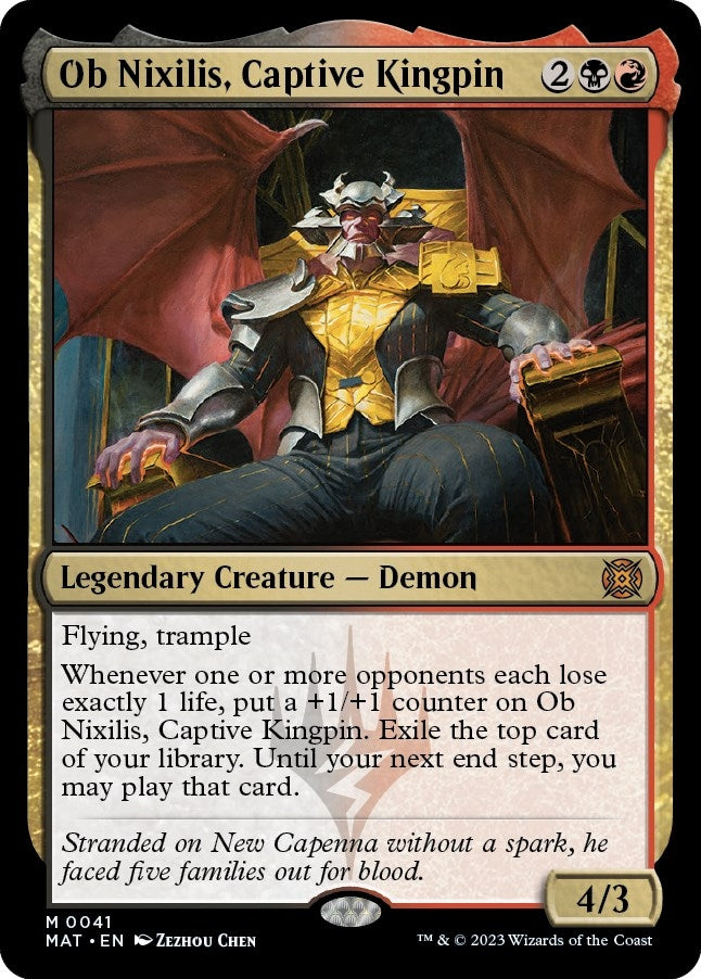 Image for Ob Nixilis, Captive Kingpin (March of the Machine: The Aftermath) (41) - Magic: The Gathering