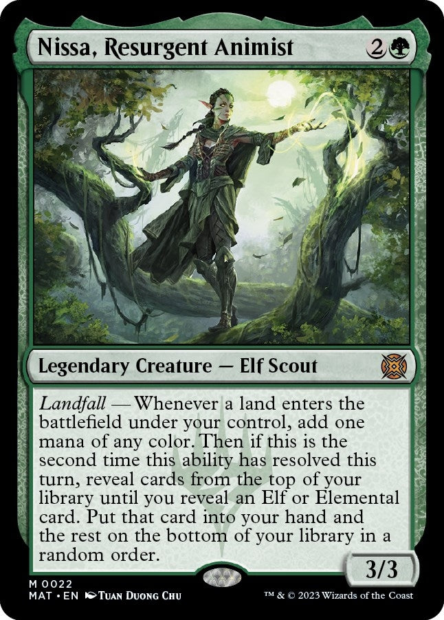Image for Nissa, Resurgent Animist (March of the Machine: The Aftermath) (22) - Magic: The Gathering