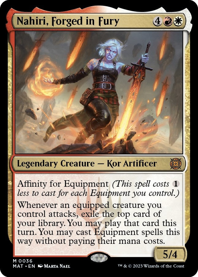 Image for Nahiri, Forged in Fury (March of the Machine: The Aftermath) (36) - Magic: The Gathering