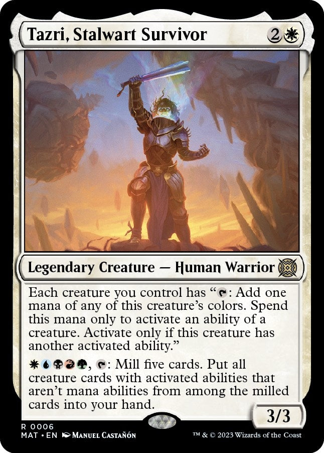 Image for Tazri, Stalwart Survivor (March of the Machine: The Aftermath) (6) - Magic: The Gathering