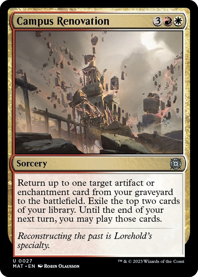 Image for Campus Renovation (March of the Machine: The Aftermath) (27) - Magic: The Gathering