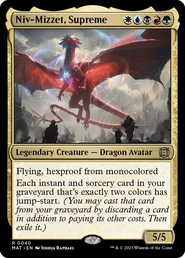 Image for Niv-Mizzet, Supreme (March of the Machine: The Aftermath) (40) - Magic: The Gathering