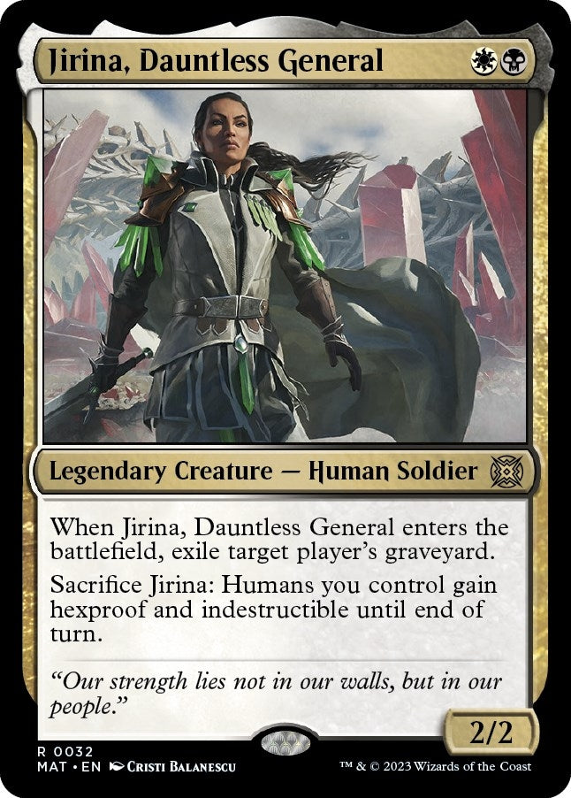 Image for Jirina, Dauntless General (March of the Machine: The Aftermath) (32) - Magic: The Gathering