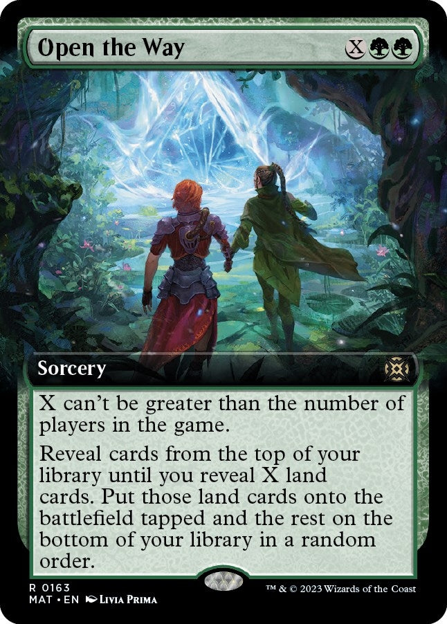 Image for Open the Way (Extended Art) (March of the Machine: The Aftermath) (163) - Magic: The Gathering