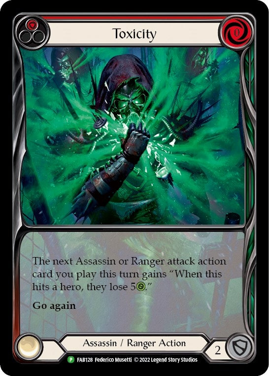Image for Toxicity (Red) - FAB128 (Flesh and Blood: Promo Cards) (FAB128) - Flesh and Blood TCG