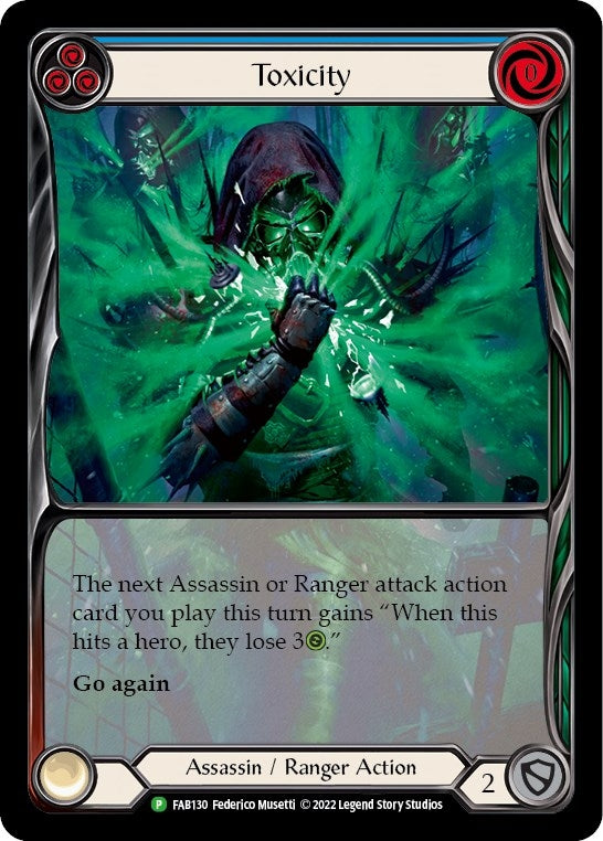 Image for Toxicity (Blue) - FAB130 (Flesh and Blood: Promo Cards) (FAB130) - Flesh and Blood TCG