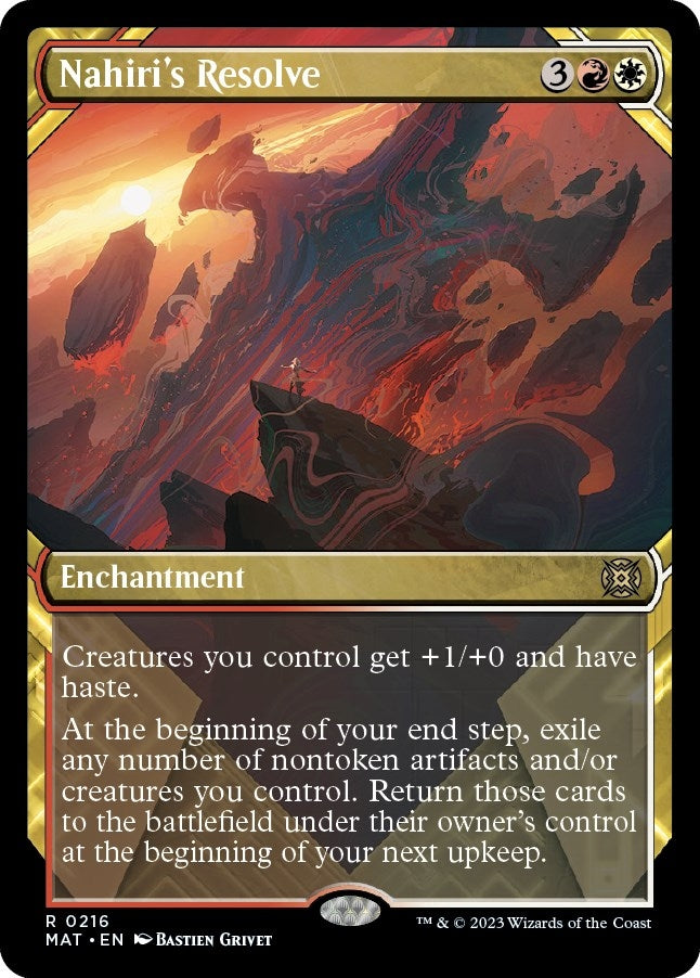Image for Nahiri's Resolve (Halo Foil) (March of the Machine: The Aftermath) (216) - Magic: The Gathering