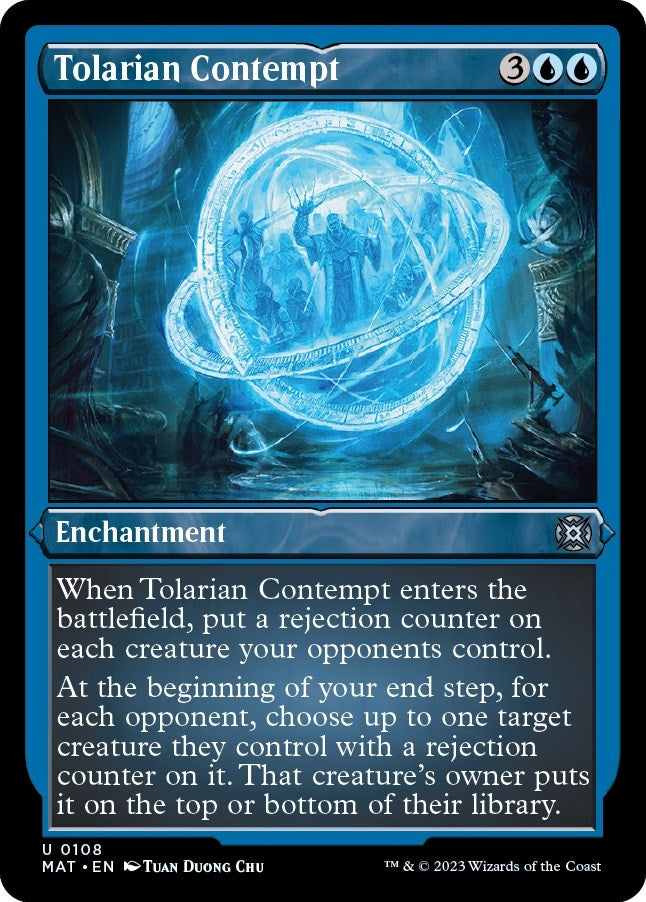 Image for Tolarian Contempt (Foil Etched) (March of the Machine: The Aftermath) (108) - Magic: The Gathering
