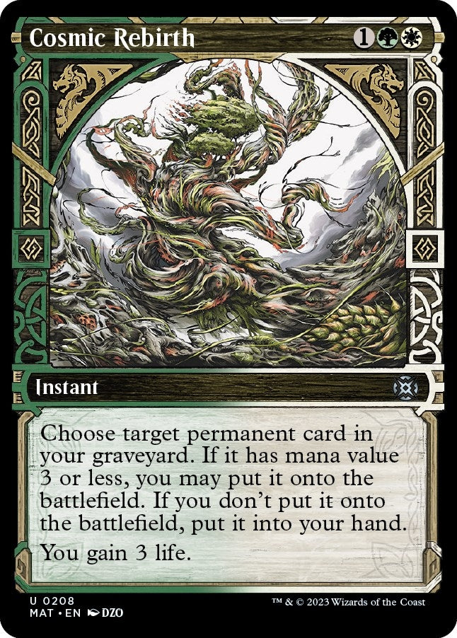 Image for Cosmic Rebirth (Halo Foil) (March of the Machine: The Aftermath) (208) - Magic: The Gathering