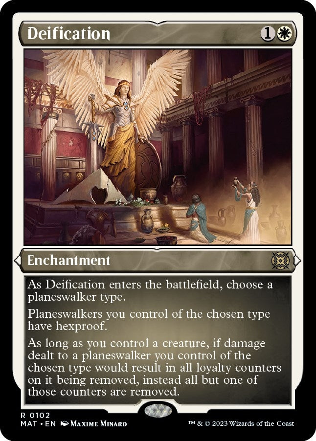 Image for Deification (Foil Etched) (March of the Machine: The Aftermath) (102) - Magic: The Gathering