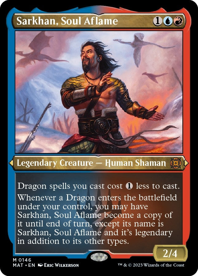 Image for Sarkhan, Soul Aflame (Foil Etched) (March of the Machine: The Aftermath) (146) - Magic: The Gathering