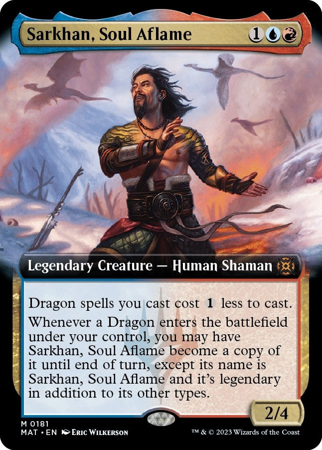 Image for Sarkhan, Soul Aflame (Extended Art) (March of the Machine: The Aftermath) (181) - Magic: The Gathering