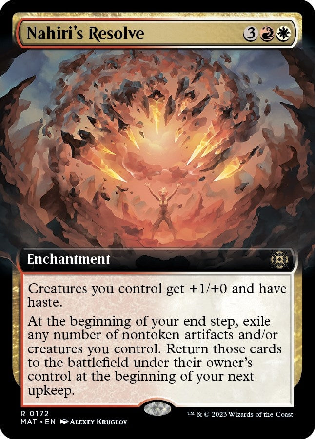 Image for Nahiri's Resolve (Extended Art) (March of the Machine: The Aftermath) (172) - Magic: The Gathering