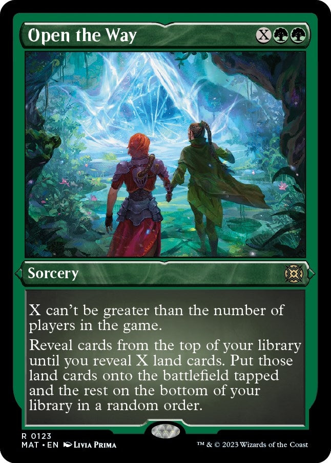 Image for Open the Way (Foil Etched) (March of the Machine: The Aftermath) (123) - Magic: The Gathering