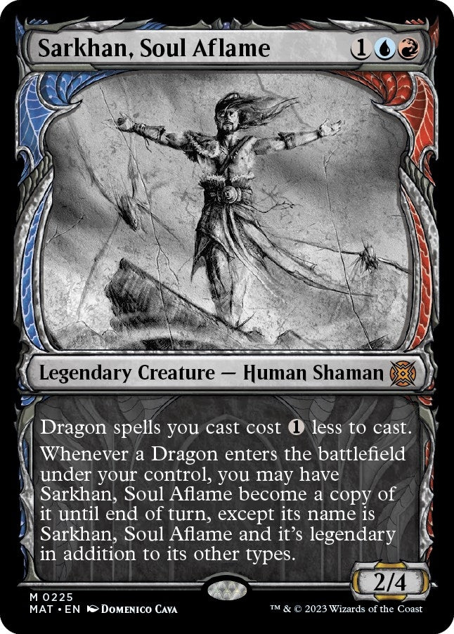 Image for Sarkhan, Soul Aflame (Halo Foil) (March of the Machine: The Aftermath) (225) - Magic: The Gathering