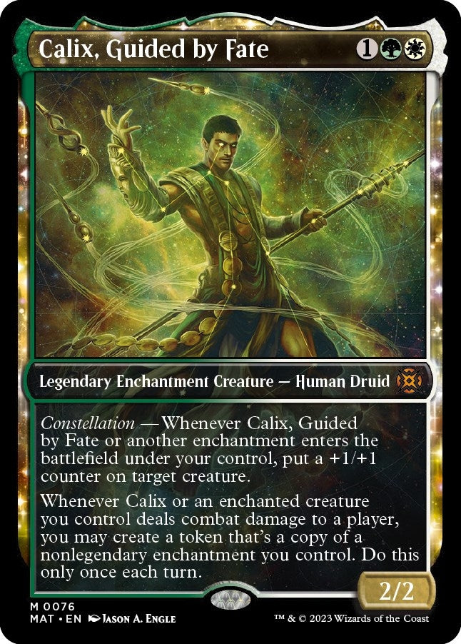 Image for Calix, Guided by Fate (Showcase) (March of the Machine: The Aftermath) (76) - Magic: The Gathering