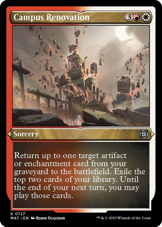 Image for Campus Renovation (Foil Etched) (March of the Machine: The Aftermath) (127) - Magic: The Gathering