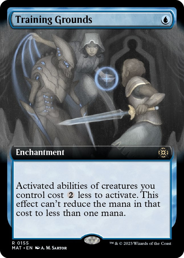 Image for Training Grounds (Extended Art) (March of the Machine: The Aftermath) (155) - Magic: The Gathering