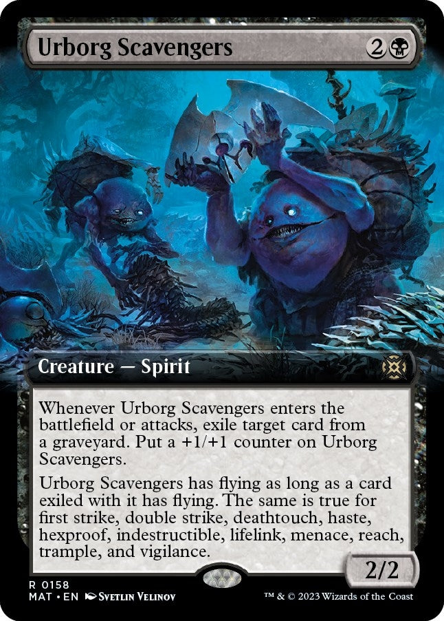 Image for Urborg Scavengers (Extended Art) (March of the Machine: The Aftermath) (158) - Magic: The Gathering