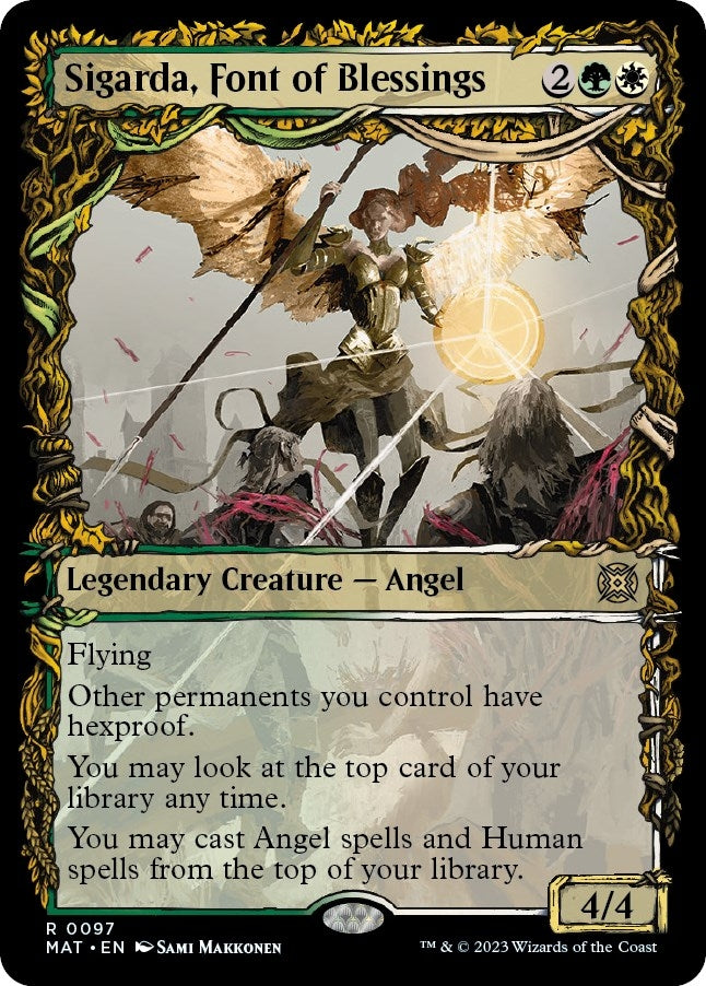 Image for Sigarda, Font of Blessings (Showcase) (March of the Machine: The Aftermath) (97) - Magic: The Gathering
