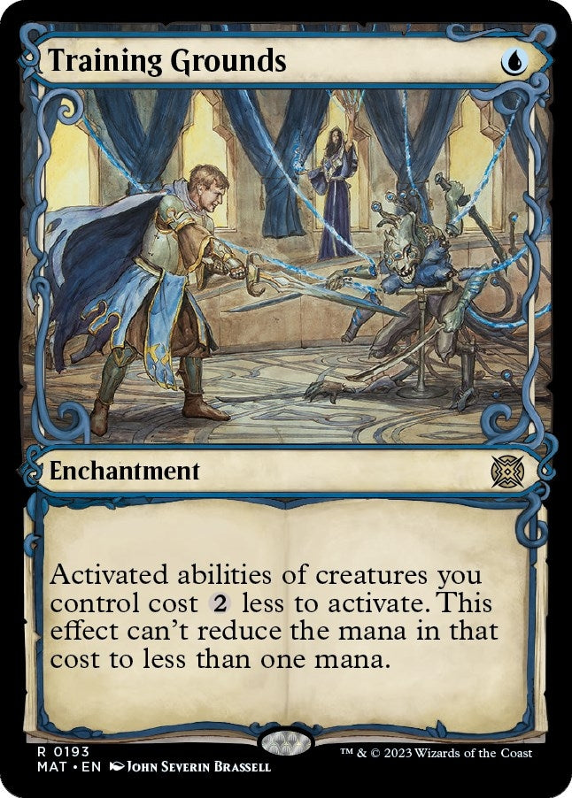 Image for Training Grounds (Halo Foil) (March of the Machine: The Aftermath) (193) - Magic: The Gathering