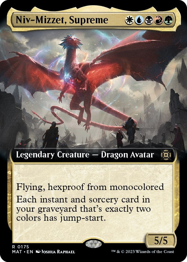 Image for Niv-Mizzet, Supreme (Extended Art) (March of the Machine: The Aftermath) (175) - Magic: The Gathering