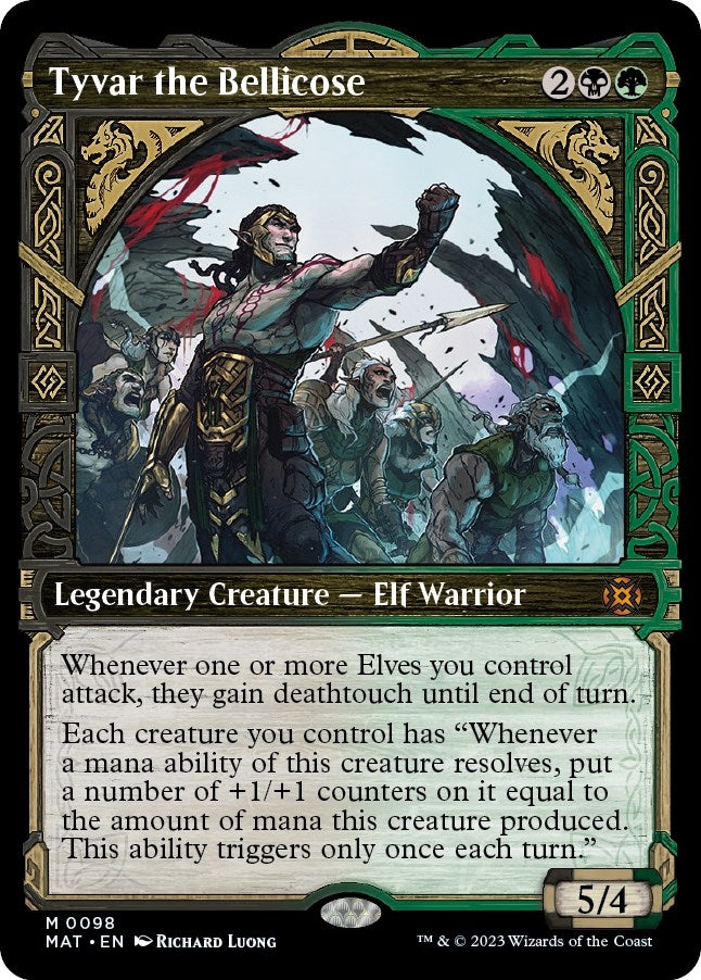Image for Tyvar the Bellicose (Showcase) (March of the Machine: The Aftermath) (98) - Magic: The Gathering