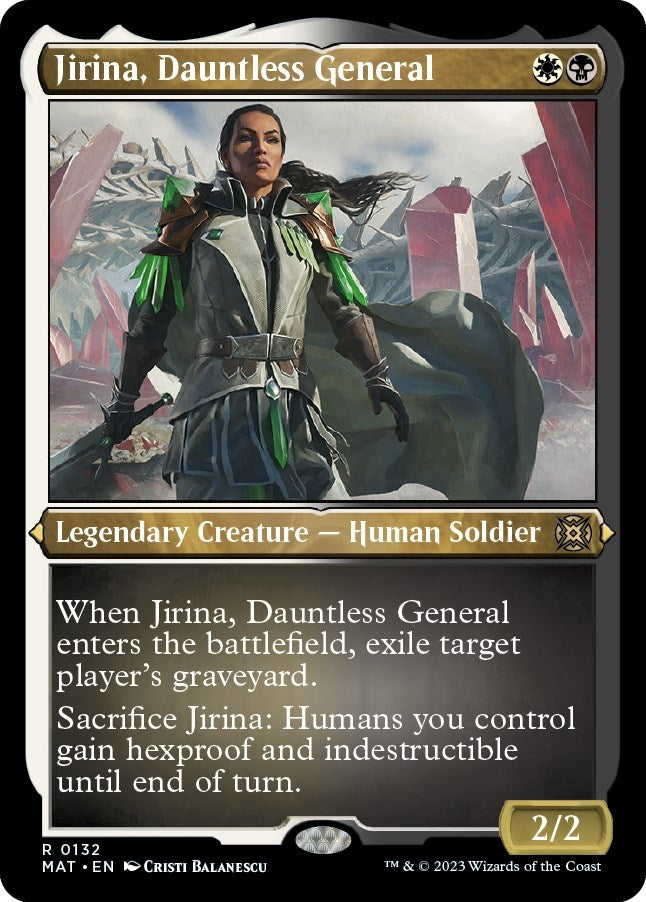 Image for Jirina, Dauntless General (Foil Etched) (March of the Machine: The Aftermath) (132) - Magic: The Gathering