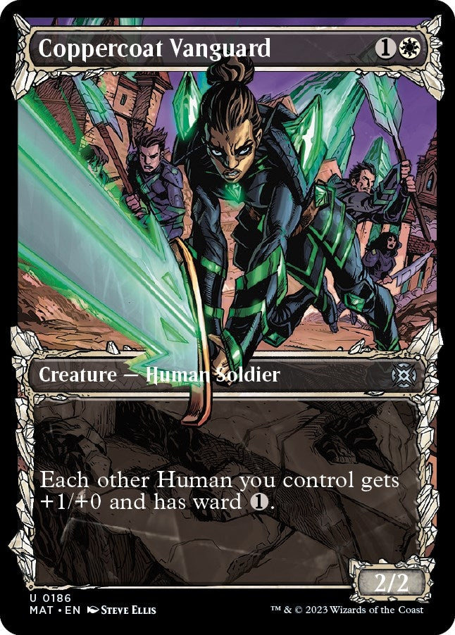Image for Coppercoat Vanguard (Halo Foil) (March of the Machine: The Aftermath) (186) - Magic: The Gathering