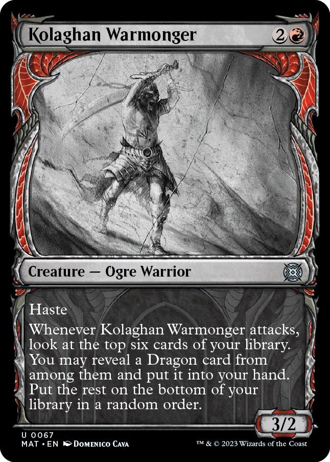 Image for Kolaghan Warmonger (Showcase) (March of the Machine: The Aftermath) (67) - Magic: The Gathering