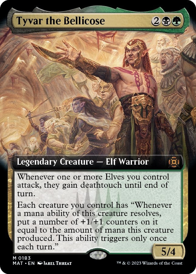 Image for Tyvar the Bellicose (Extended Art) (March of the Machine: The Aftermath) (183) - Magic: The Gathering