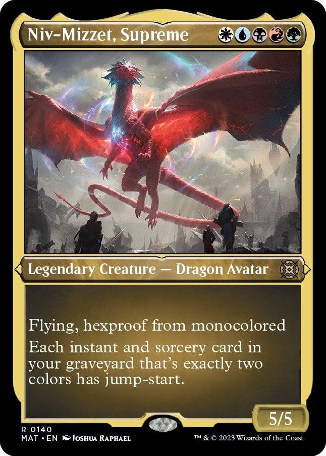Image for Niv-Mizzet, Supreme (Foil Etched) (March of the Machine: The Aftermath) (140) - Magic: The Gathering