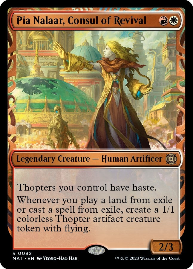 Image for Pia Nalaar, Consul of Revival (Showcase) (March of the Machine: The Aftermath) (92) - Magic: The Gathering