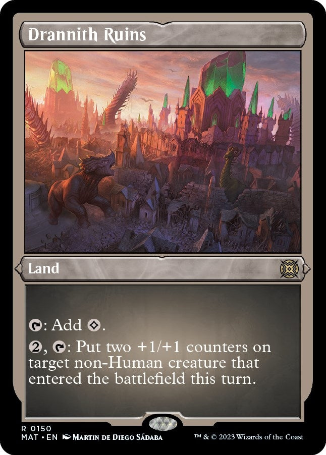 Image for Drannith Ruins (Foil Etched) (March of the Machine: The Aftermath) (150) - Magic: The Gathering