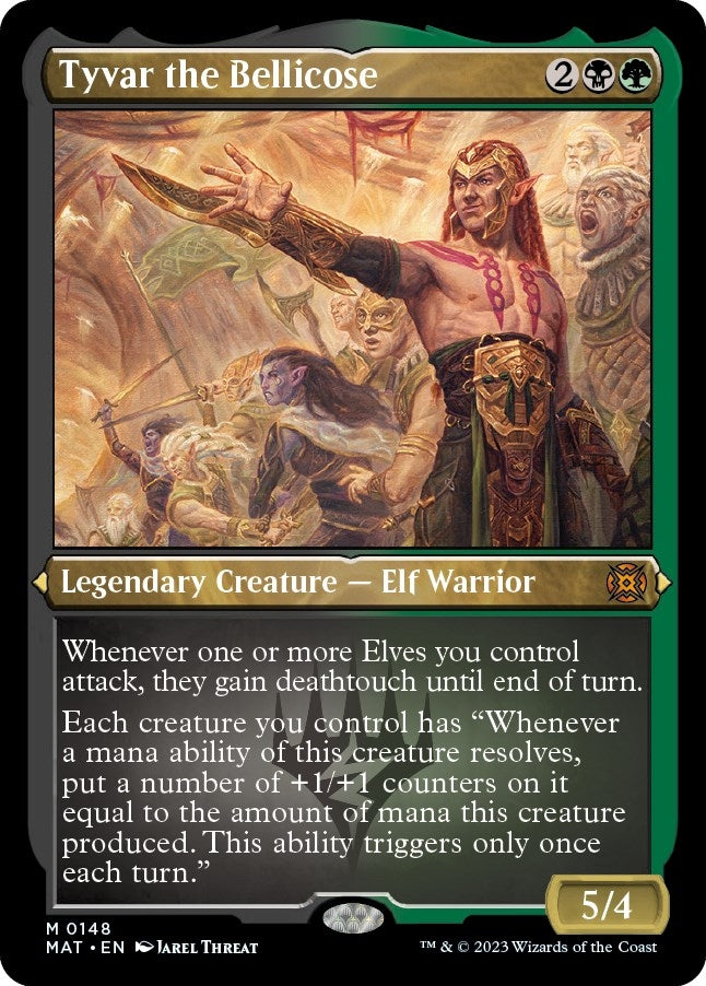 Image for Tyvar the Bellicose (Foil Etched) (March of the Machine: The Aftermath) (148) - Magic: The Gathering