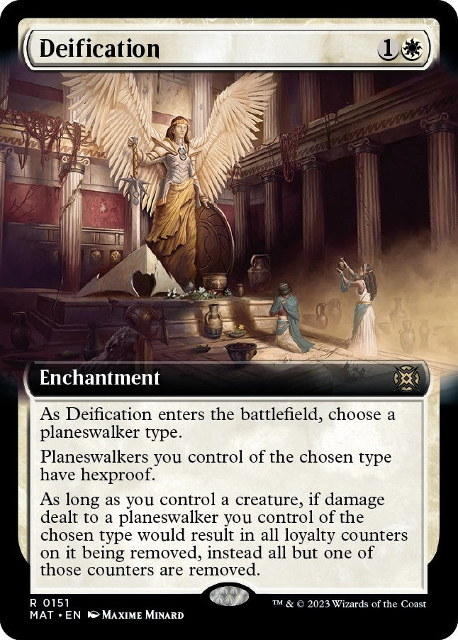 Image for Deification (Extended Art) (March of the Machine: The Aftermath) (151) - Magic: The Gathering